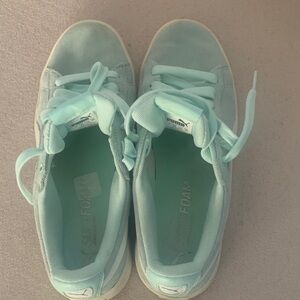 Puma Light Aqua Sneakers